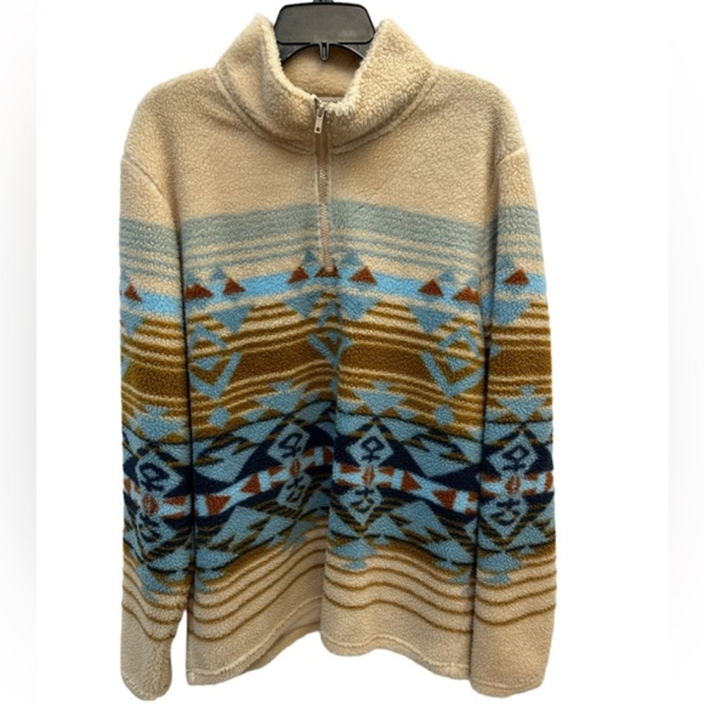 Sun + Stone fleece pullover